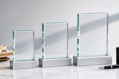 Hi-Rise Glass And Metal Trophy