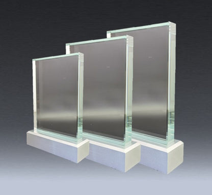 Hi-Rise Glass And Metal Trophy