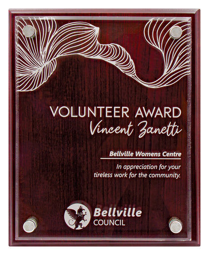 Value Plaque with Acrylic