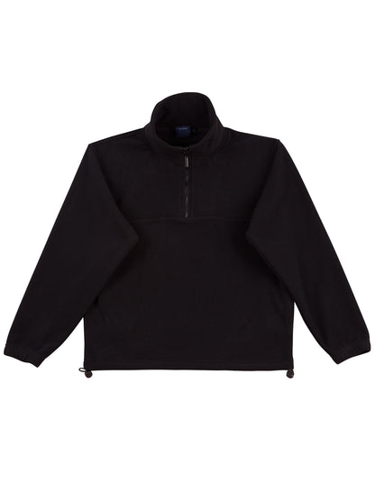 [PF11] Kids' half zip polar fleecy pullover