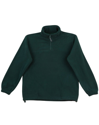 [PF11] Kids' half zip polar fleecy pullover