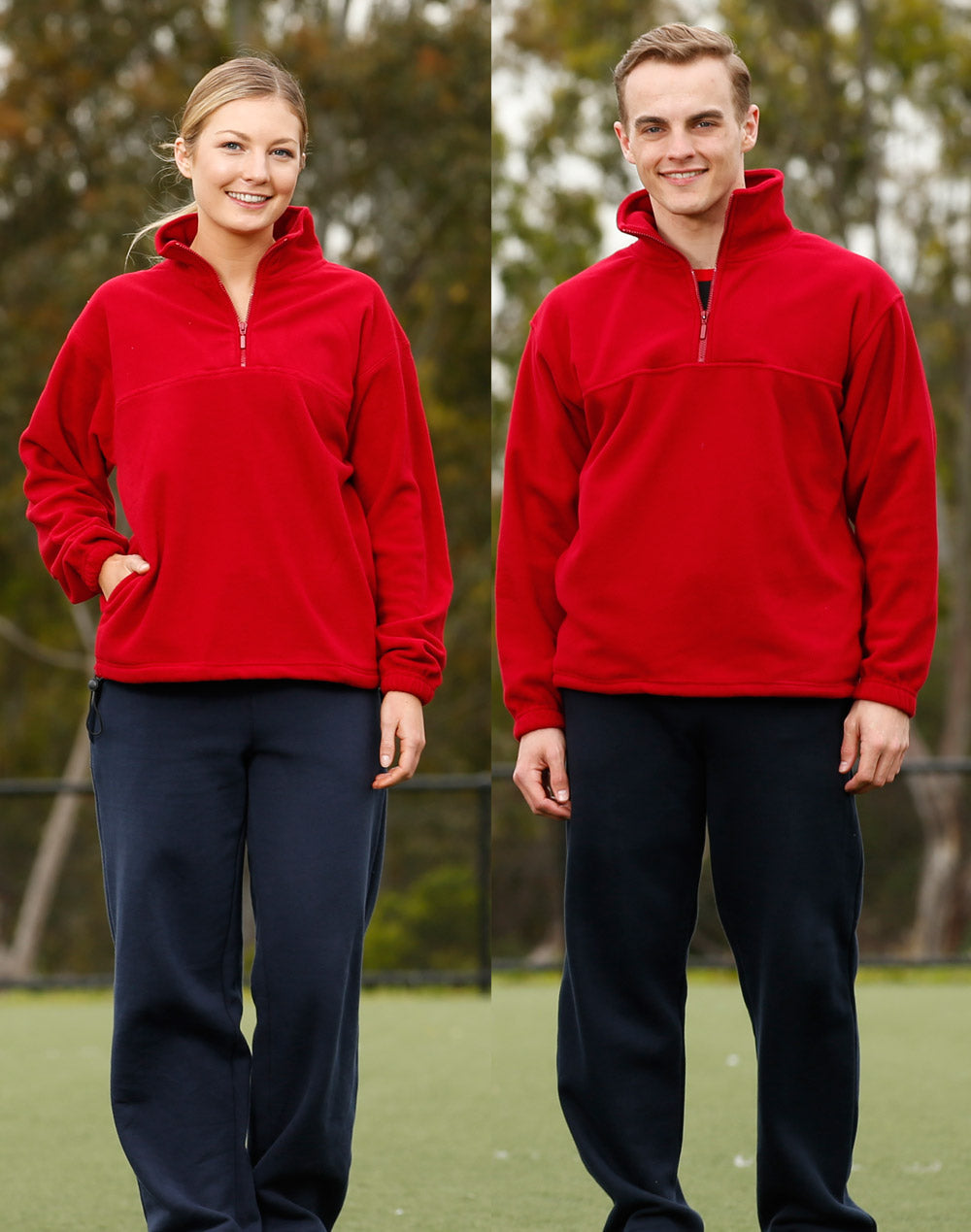 [PF01] Unisex polar fleece long sleeves