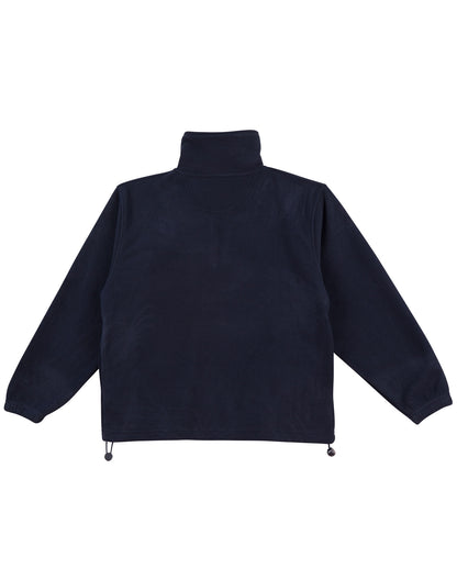 [PF11] Kids' half zip polar fleecy pullover