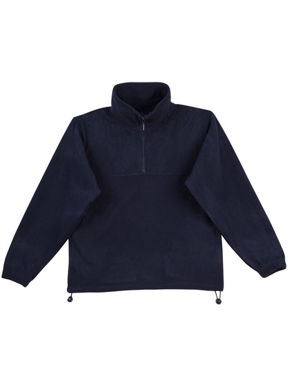 [PF11] Kids' half zip polar fleecy pullover