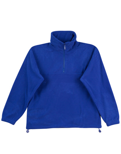 [PF11] Kids' half zip polar fleecy pullover