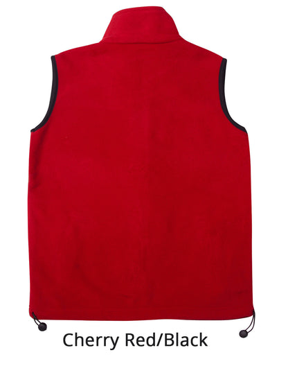 [PF02] Unisex polar fleece vest.