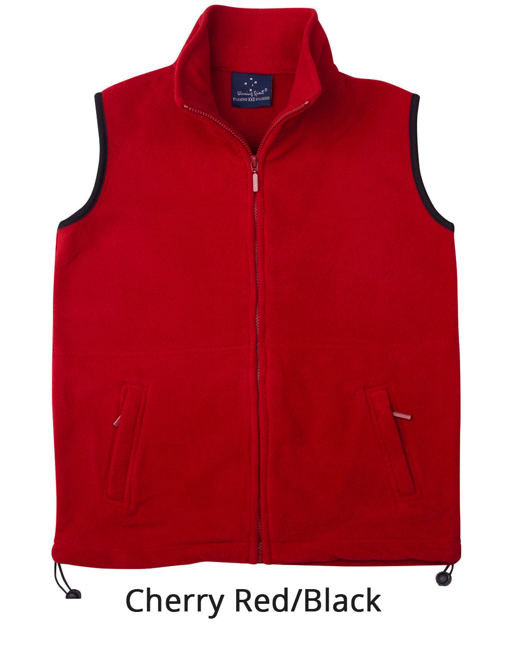 [PF02] Unisex polar fleece vest.
