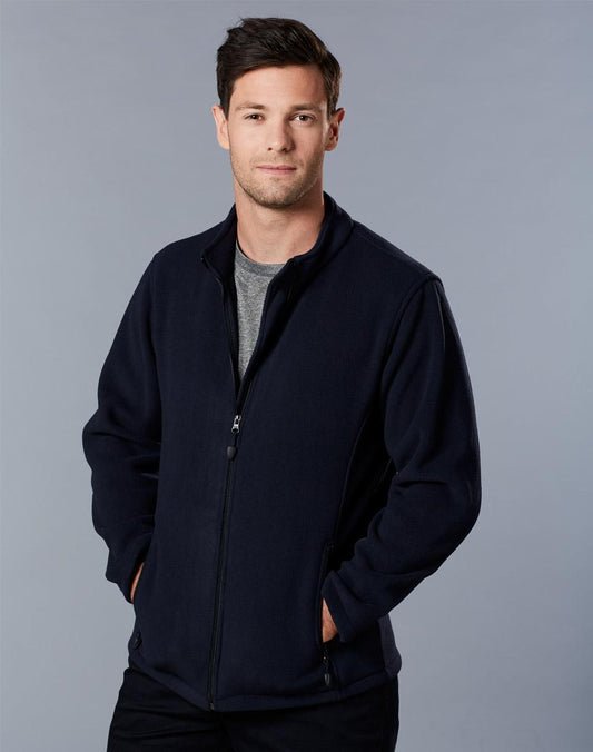 [PF07] Mens bonded P/F full zip jacket