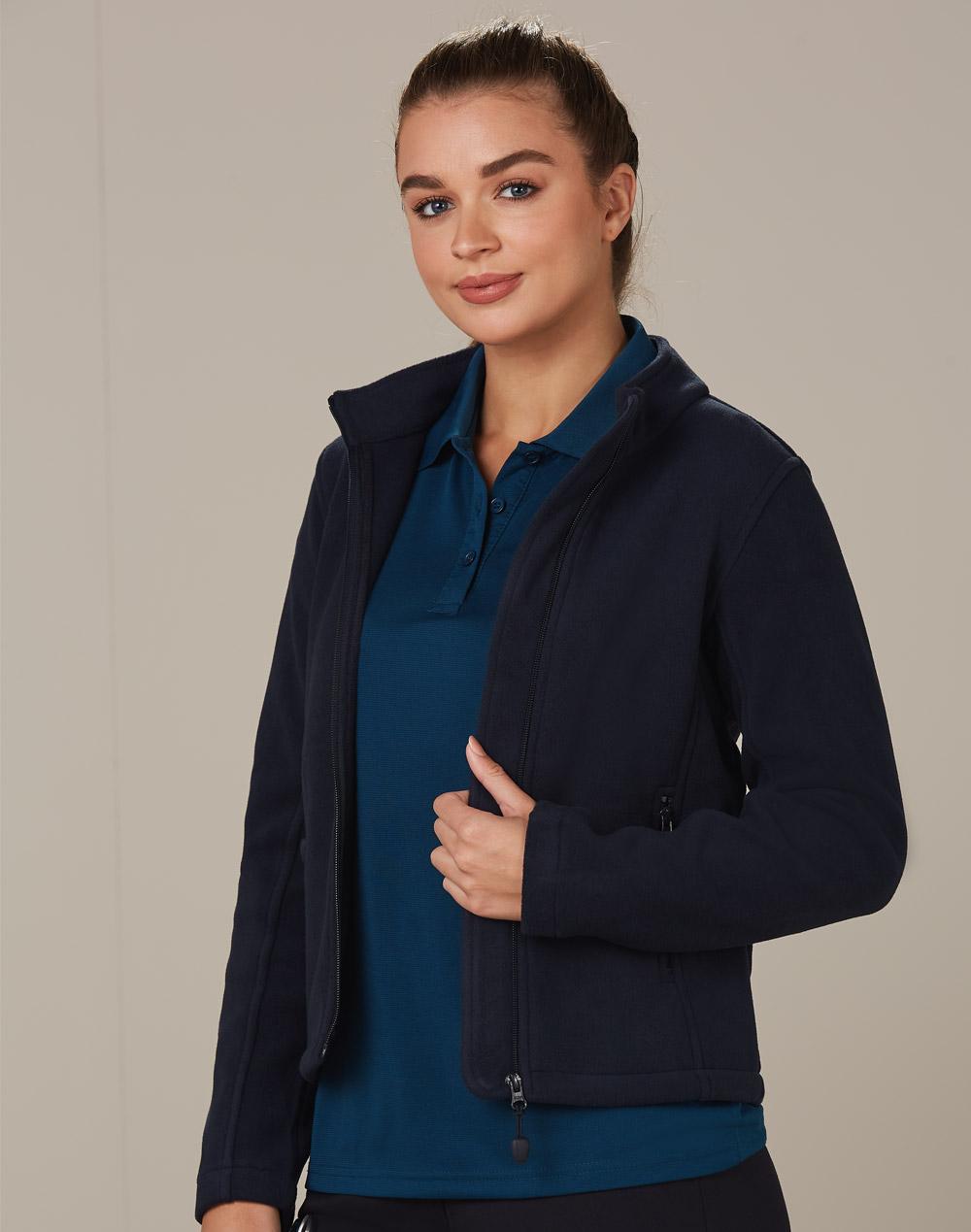 [PF08] ladies bonded P/F full zip jacket