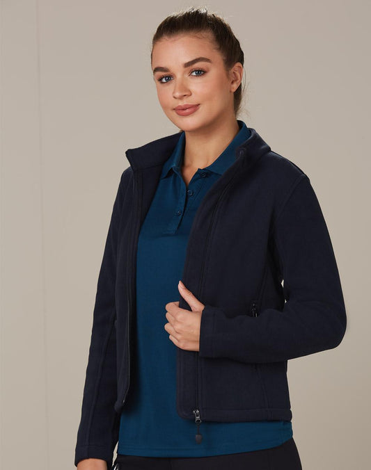 [PF08] ladies bonded P/F full zip jacket