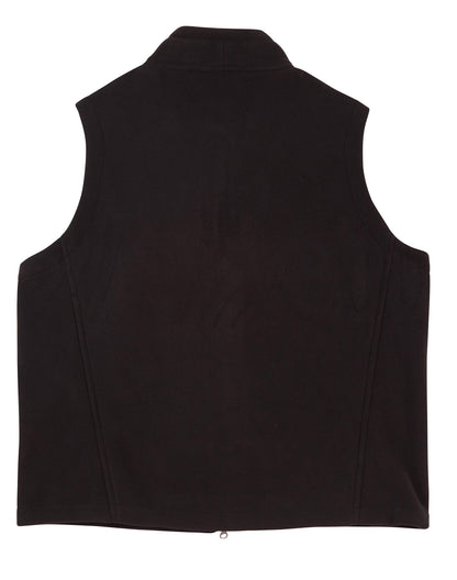 [PF09] Man's bonded polar fleece vest
