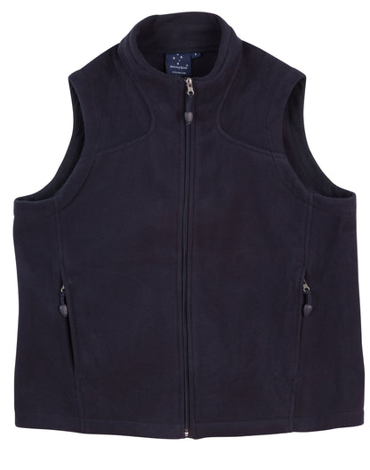 [PF09K] Kids' bonded polar fleece vest