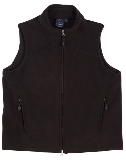 [PF09] Man's bonded polar fleece vest