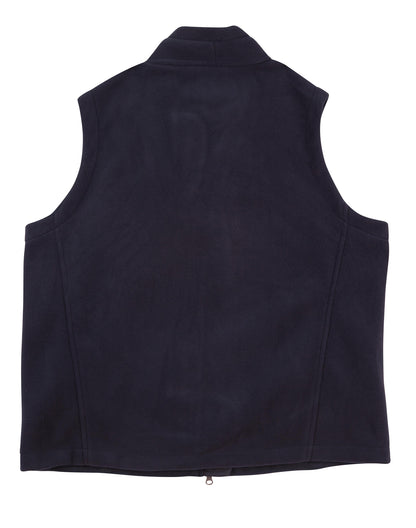 [PF09] Man's bonded polar fleece vest