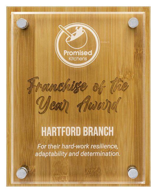 Bamboo Floating Plaque