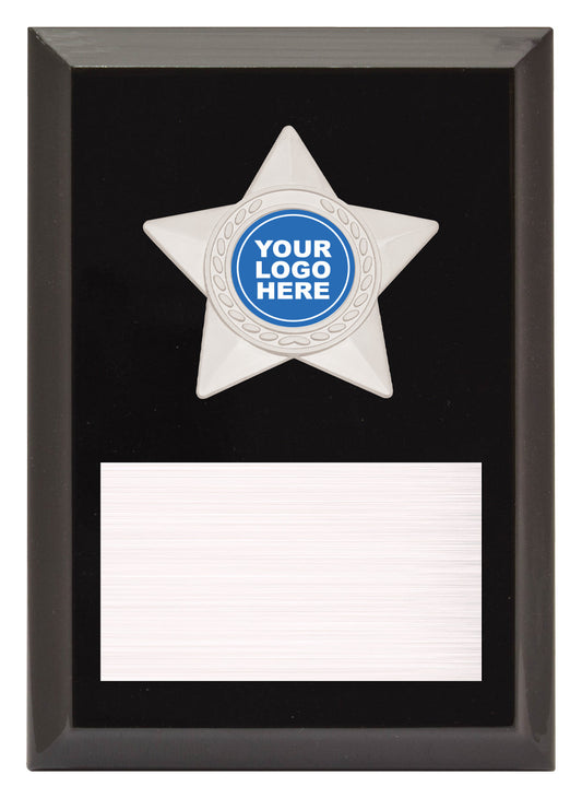 Star Plaque - Silver