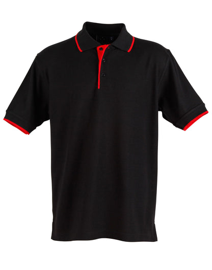 [PS08] Mens S/L pique polo contrast