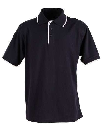 [PS08] Mens S/L pique polo contrast