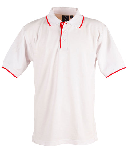 [PS08] Mens S/L pique polo contrast
