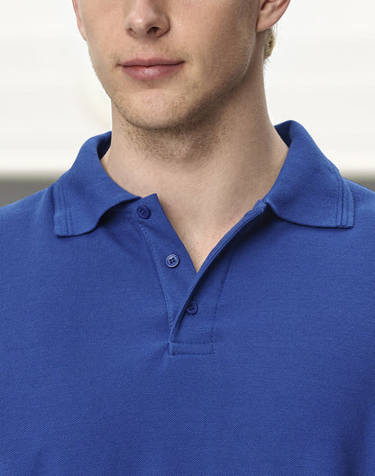 [PS12] Adults' 240gsm Poly/Cotton Pique L/S Polo