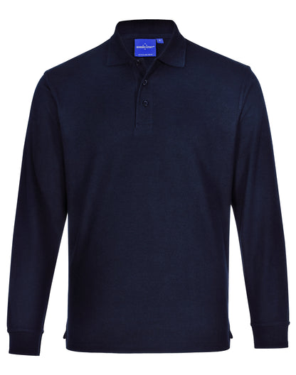 [PS12] Adults' 240gsm Poly/Cotton Pique L/S Polo