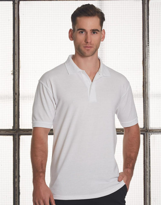[PS22] mens tight pique knit S/S polo