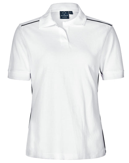 [PS25] Men's pure cotton contrast piping