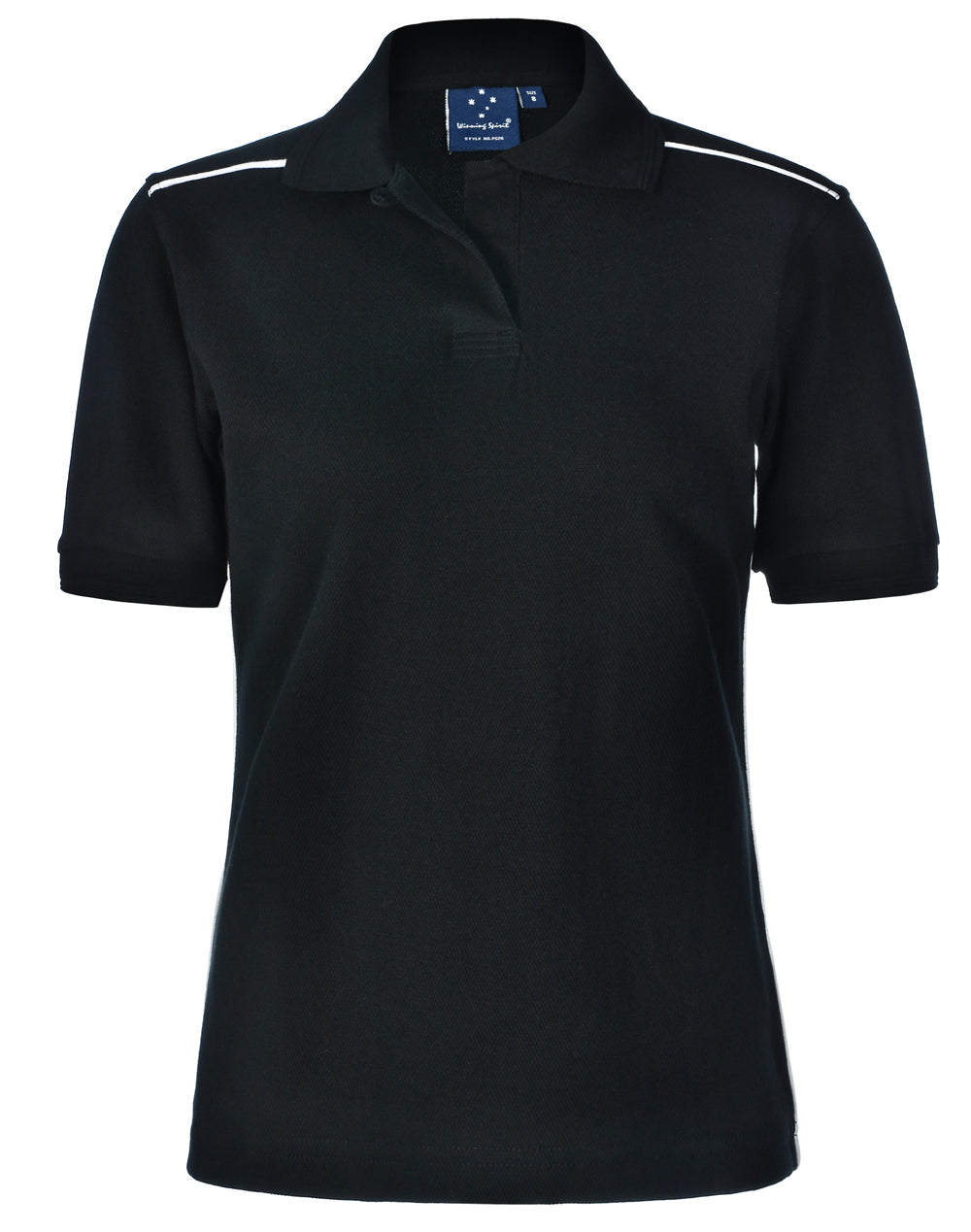 [PS26] ladies' pure cotton contrast piping
