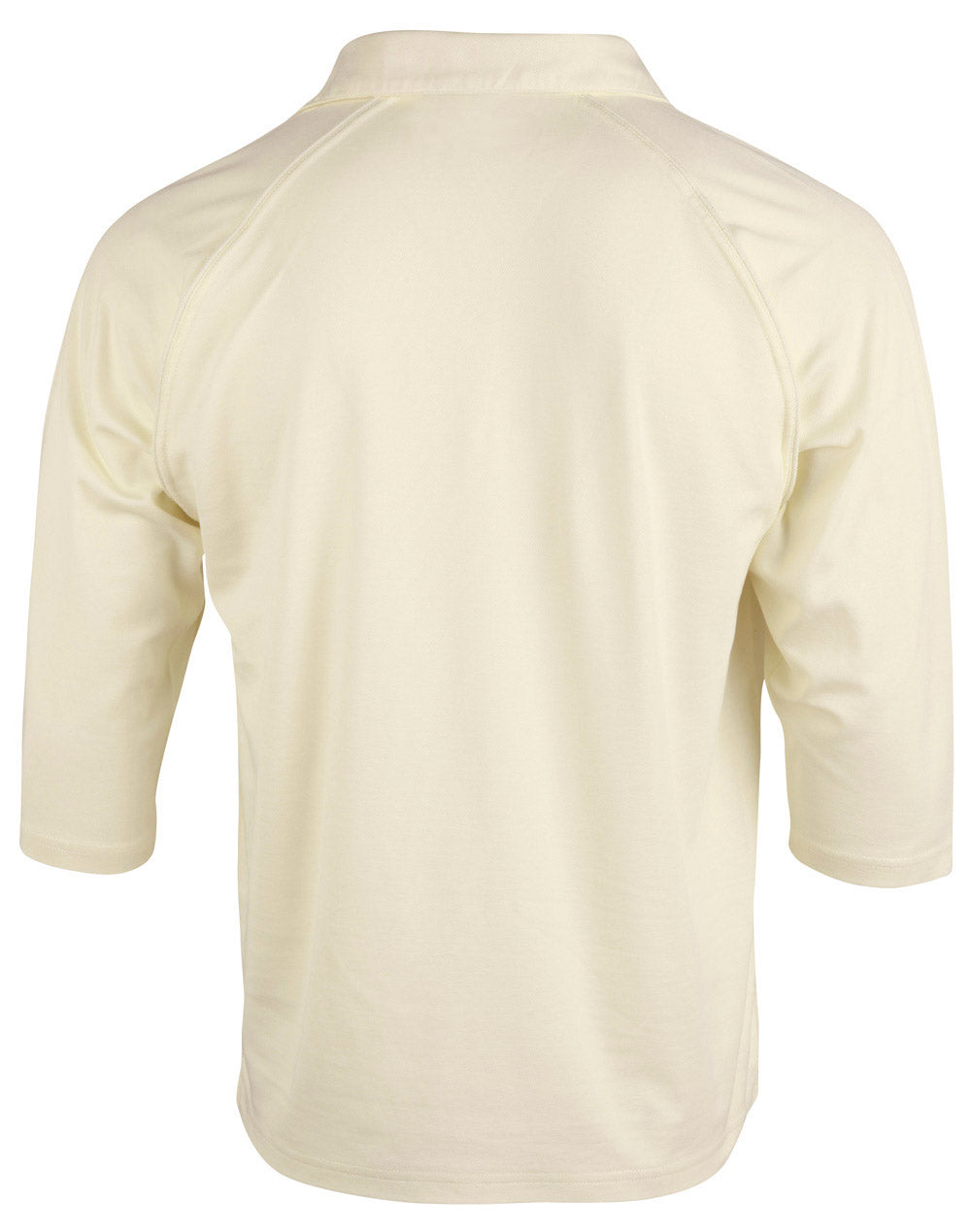 [PS29Q] Mens 3/4 sleeve cricket polo