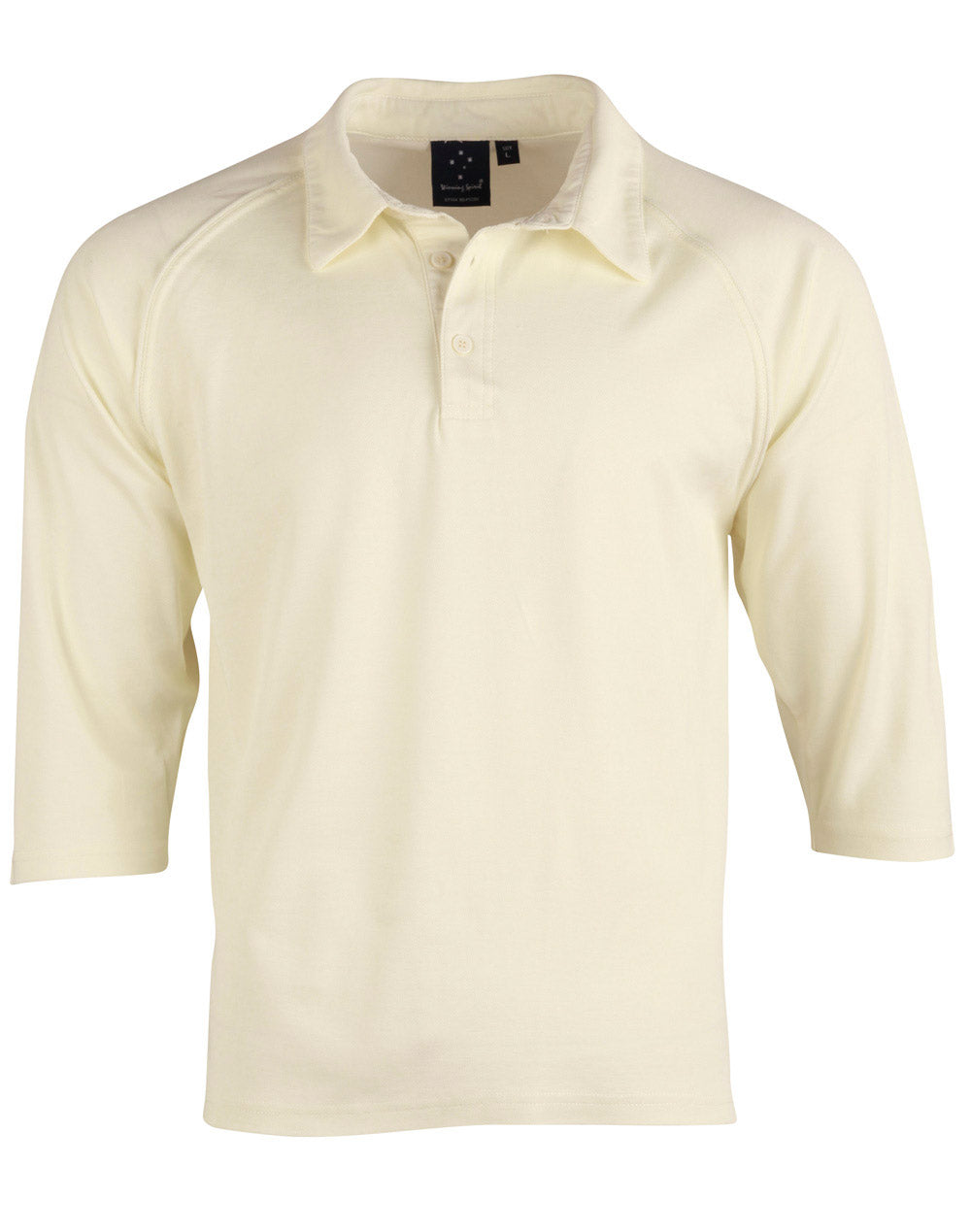 [PS29Q] Mens 3/4 sleeve cricket polo
