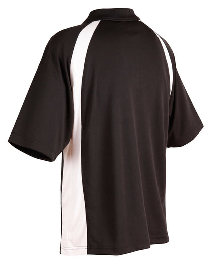 [PS30] Men's CoolDry Micro-mesh Contrast Colour Polo
