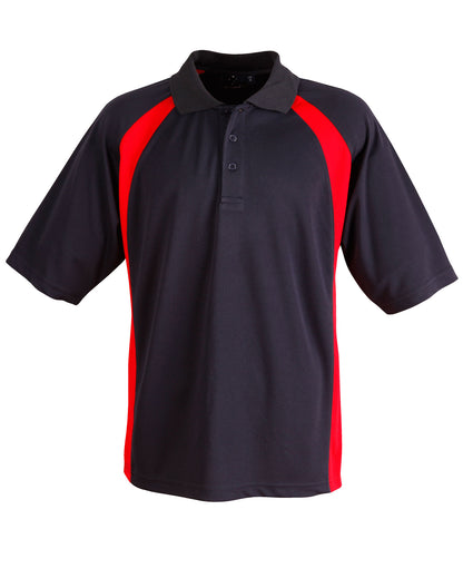 [PS30] Men's CoolDry Micro-mesh Contrast Colour Polo