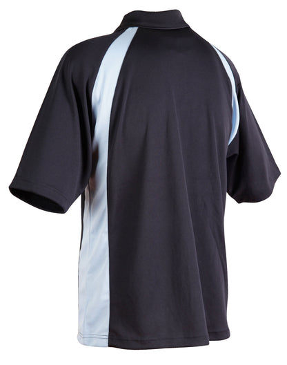 [PS30] Men's CoolDry Micro-mesh Contrast Colour Polo