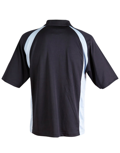 [PS30] Men's CoolDry Micro-mesh Contrast Colour Polo