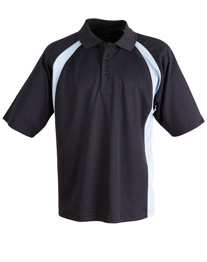 [PS30] Men's CoolDry Micro-mesh Contrast Colour Polo