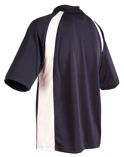 [PS30] Men's CoolDry Micro-mesh Contrast Colour Polo