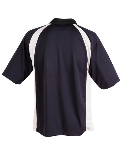 [PS30] Men's CoolDry Micro-mesh Contrast Colour Polo