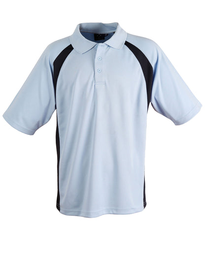[PS30] Men's CoolDry Micro-mesh Contrast Colour Polo