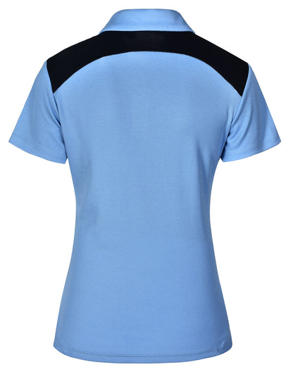 [PS32A] Ladies' Truedry S/S Contrast Polo