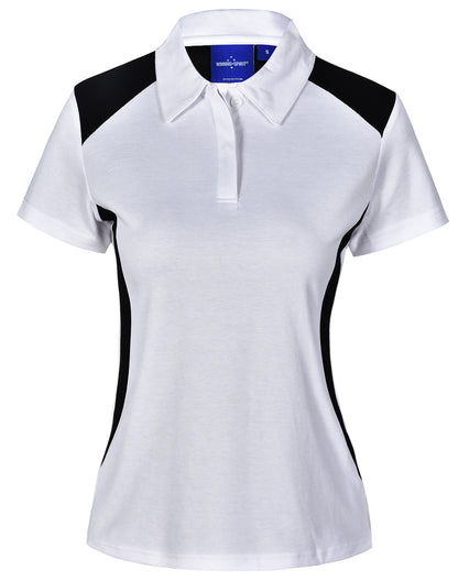 [PS32A] Ladies' Truedry S/S Contrast Polo