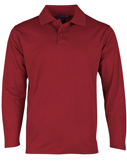[PS35] Men's Cotton Back Truedry L/S Polo