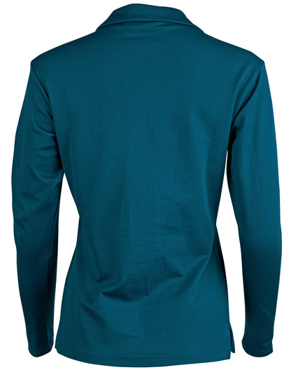 [PS36B] Ladies' Cotton Back Truedry L/S Polo