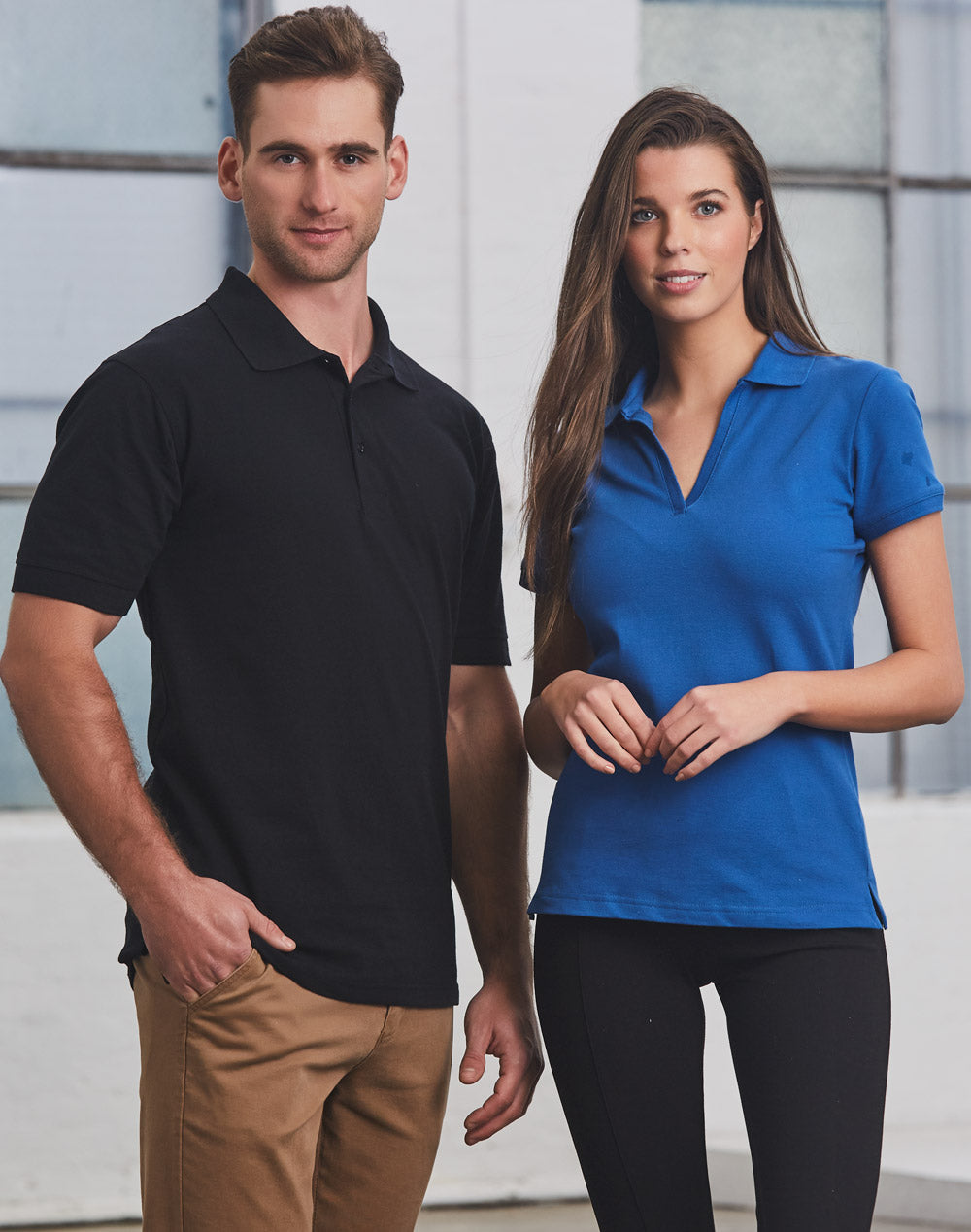 [PS40] ladies S/S pique polo
