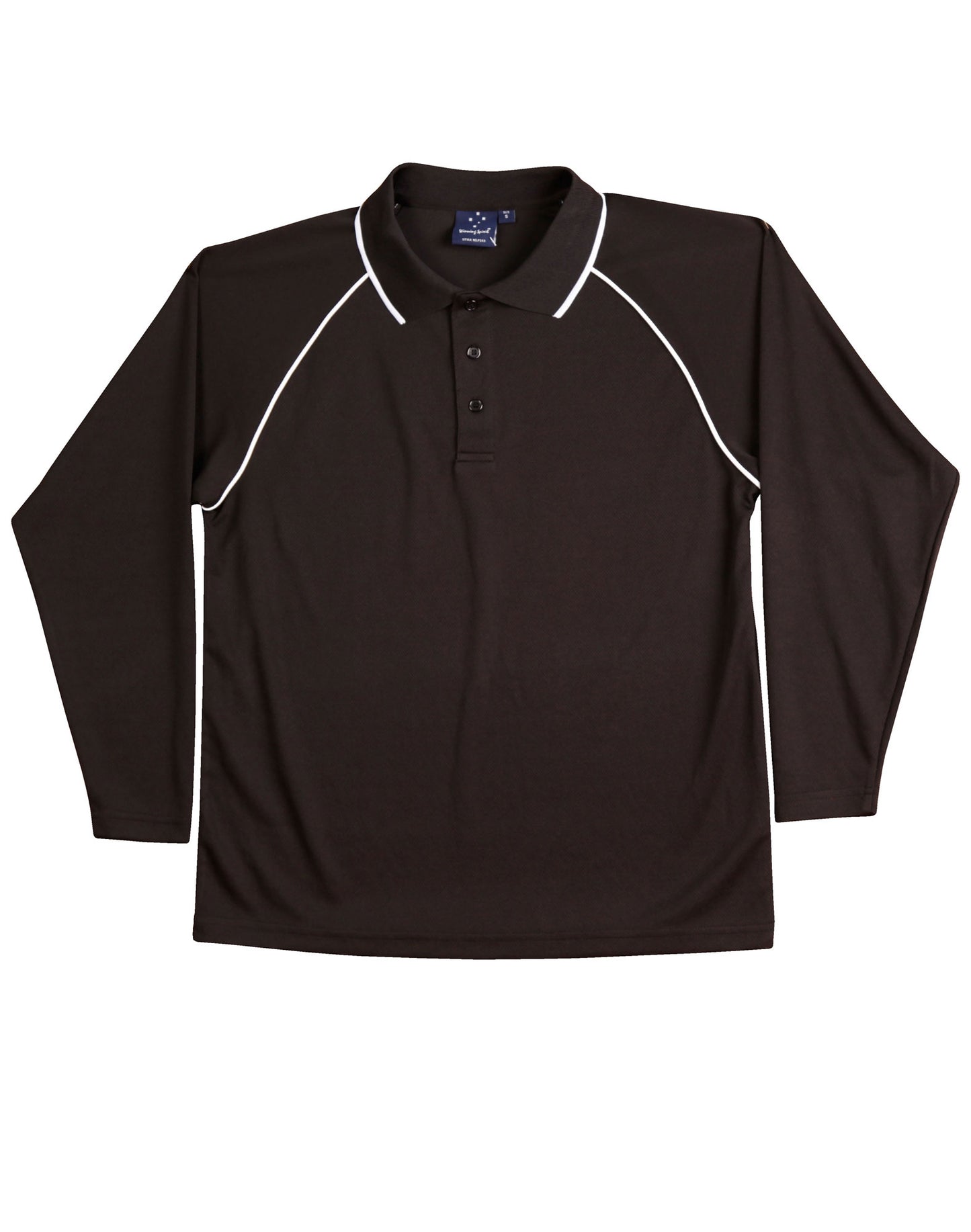 [PS43K] Kid's cooldry raglan L/S polo