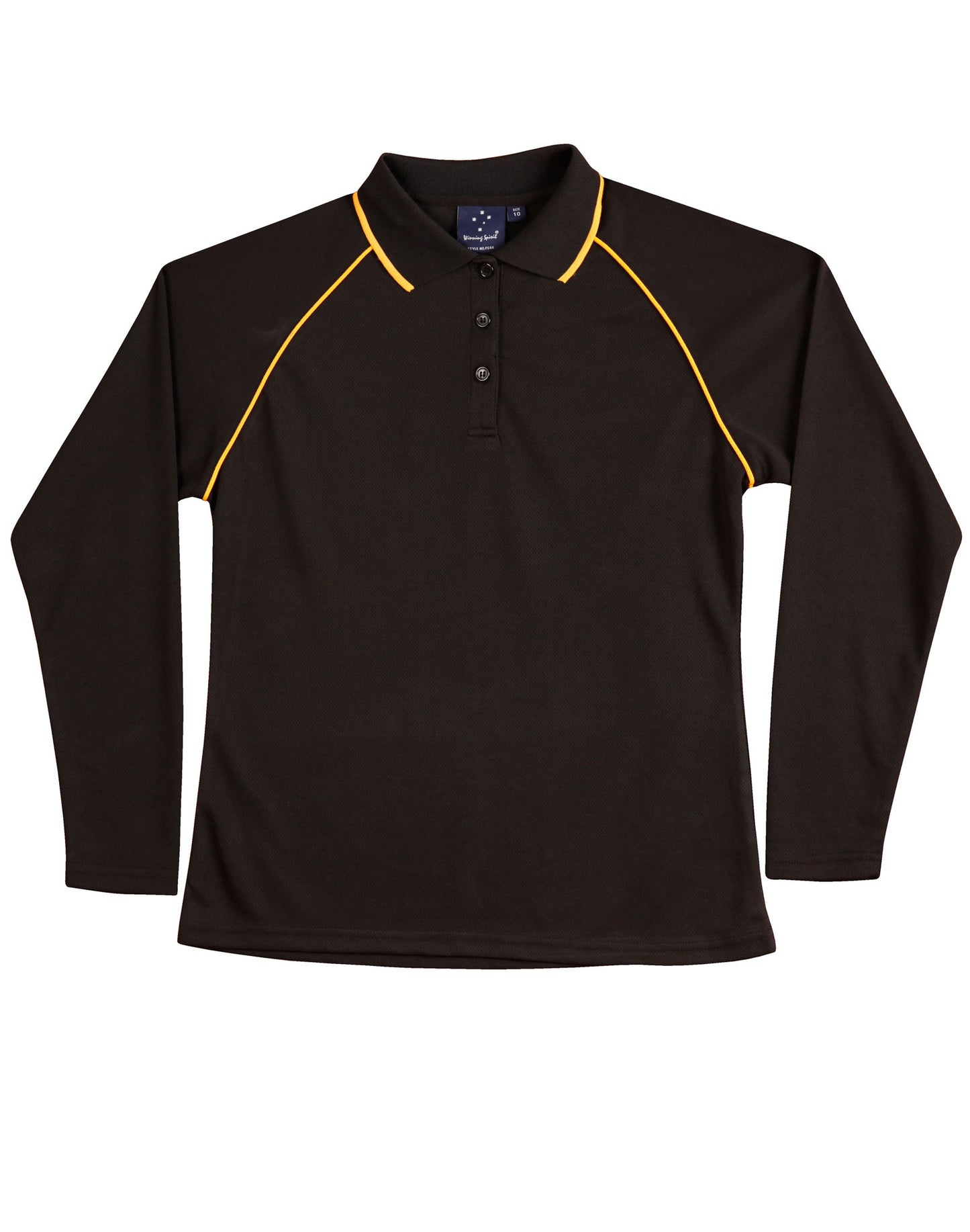 [PS44] Ladies' cooldry raglan L/S polo