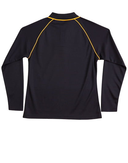 [PS44] Ladies' cooldry raglan L/S polo