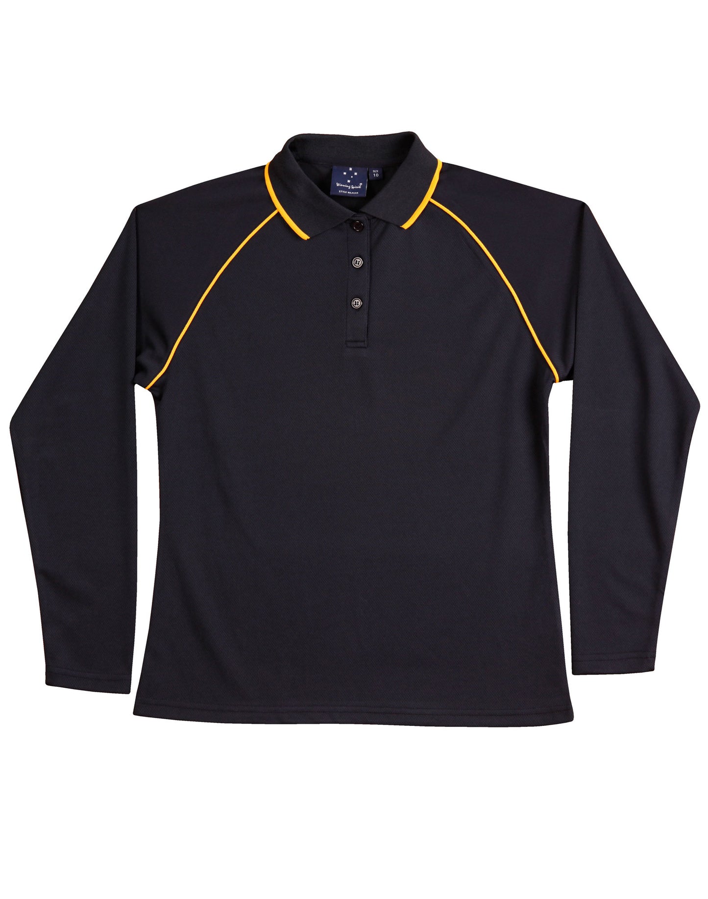 [PS44] Ladies' cooldry raglan L/S polo