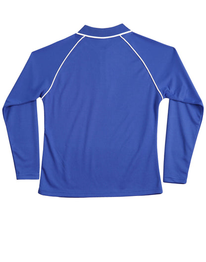 [PS44] Ladies' cooldry raglan L/S polo