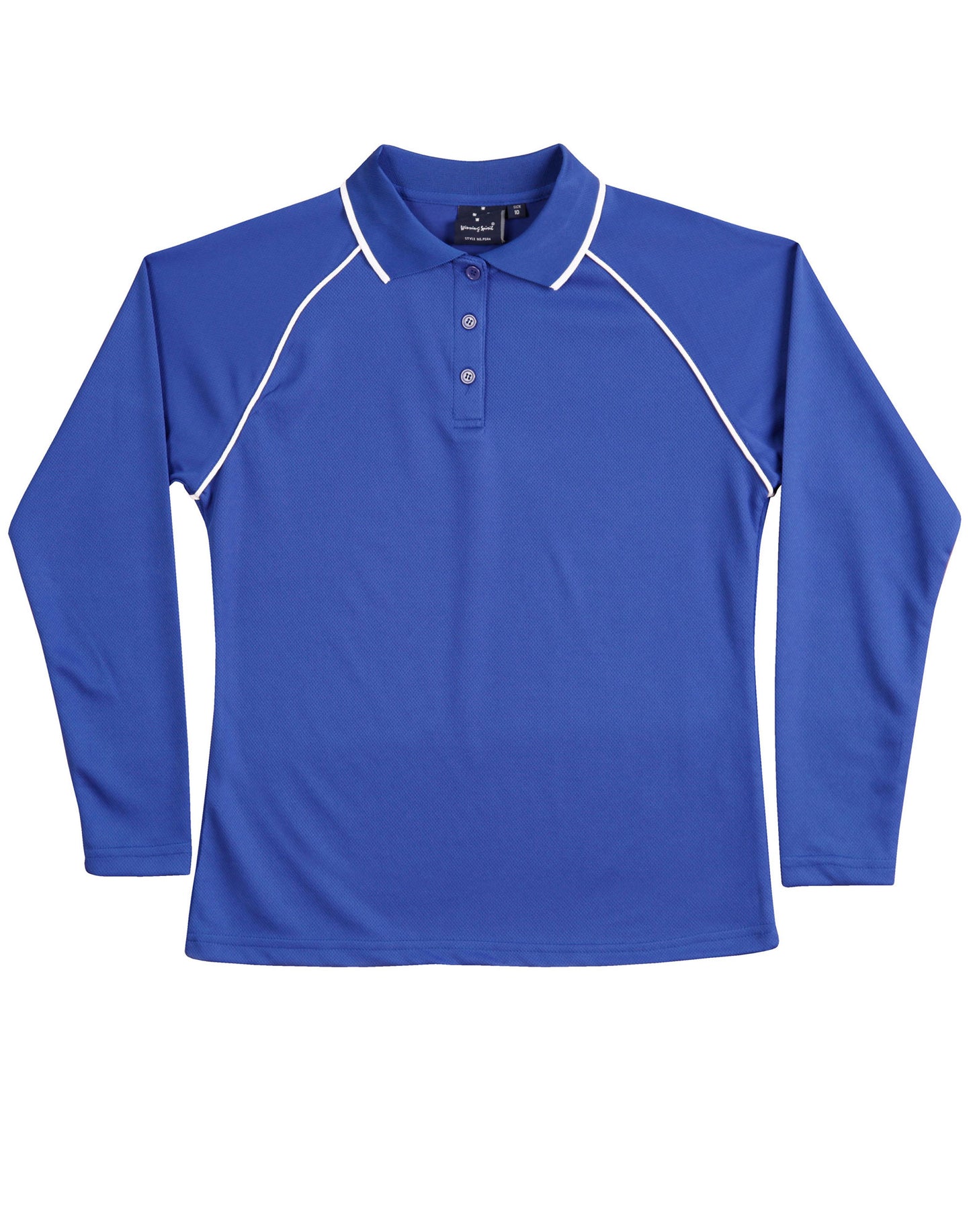 [PS44] Ladies' cooldry raglan L/S polo