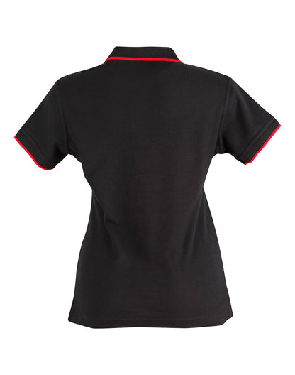 [PS48A] Ladies' Poly/Cotton Contrast Pique S/S Polo